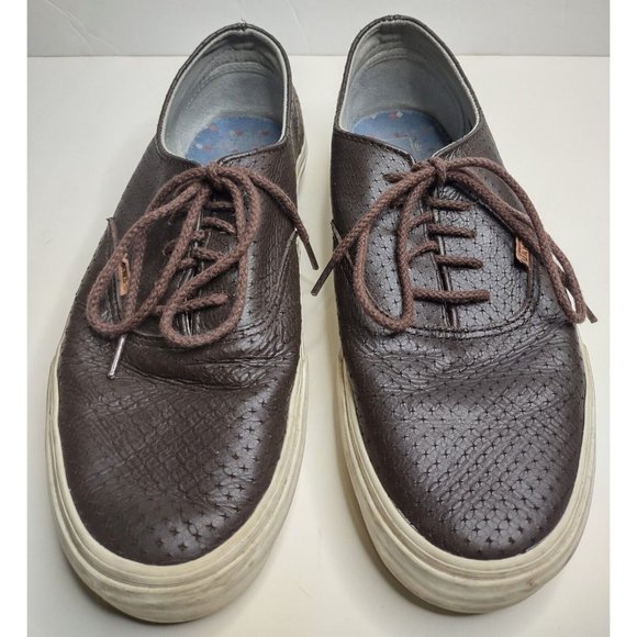 Vans Ultracush Brown Leather Skate Shoe Sneaker Low Top Men's Size 11 - Picture 3 of 11